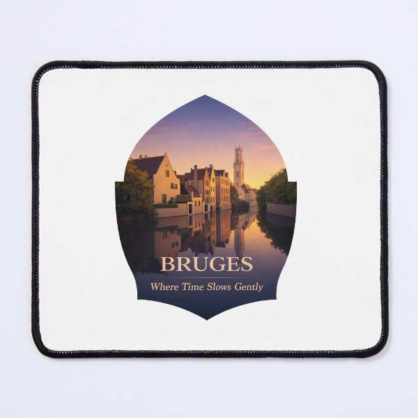 Item preview, Bruges Canals Teach Time To Slow designed and sold by EdvvinStudios.