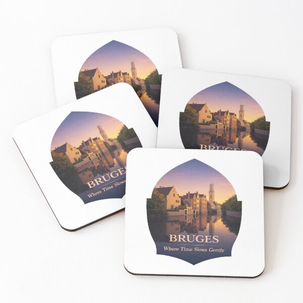 Item preview, Bruges Canals Teach Time To Slow designed and sold by EdvvinStudios.