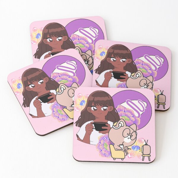 Item preview, Cozy Morning Coffee & Hearing Aid Cat designed and sold by Kanniax.