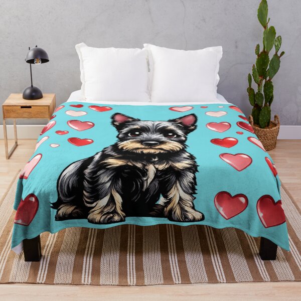 Item preview, Cute Schnauzer Dog Mom Love Sticker | Kawaii Retro Puppy Hearts Aesthetic designed and sold by astersgraphics.