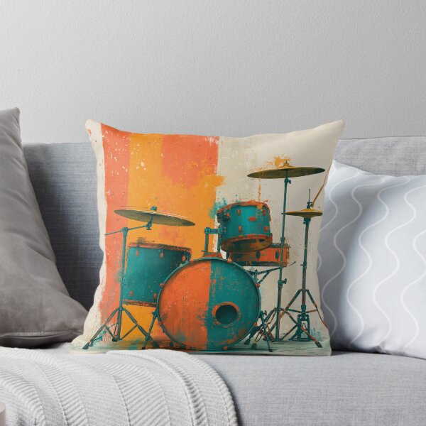 Item preview, A drumset for drummers drawing artwork designed and sold by gut2000.
