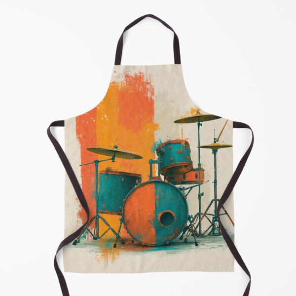 Item preview, A drumset for drummers drawing artwork designed and sold by gut2000.
