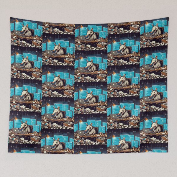 Item preview, Chaotic Aardvark Web Developer – Funny Coding Animal Art designed and sold by Dogandesighn.