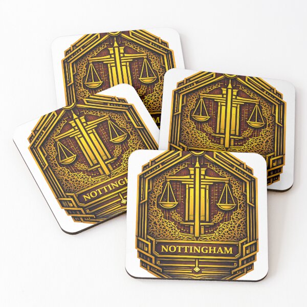 Item preview, deco style nottingham badge designed and sold by astriebatik.
