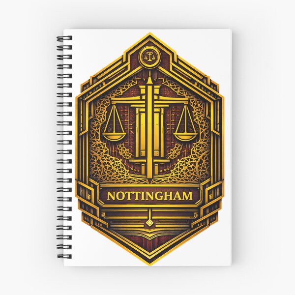 Item preview, deco style nottingham badge designed and sold by astriebatik.