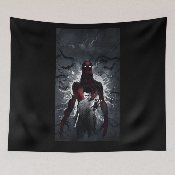 Item preview, Eleven vs The Mind Flayer - The Hawkins Portal designed and sold by KAYAPO.