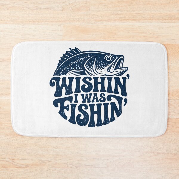 Item preview, Wishin’ I Was Fishin’ Vintage Lake Life designed and sold by American Spirit.