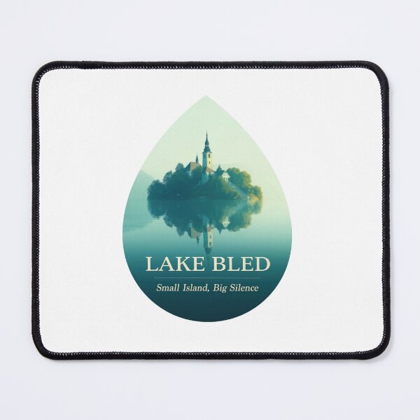 Item preview, Lake Bled Small Island Big Peace designed and sold by EdvvinStudios.
