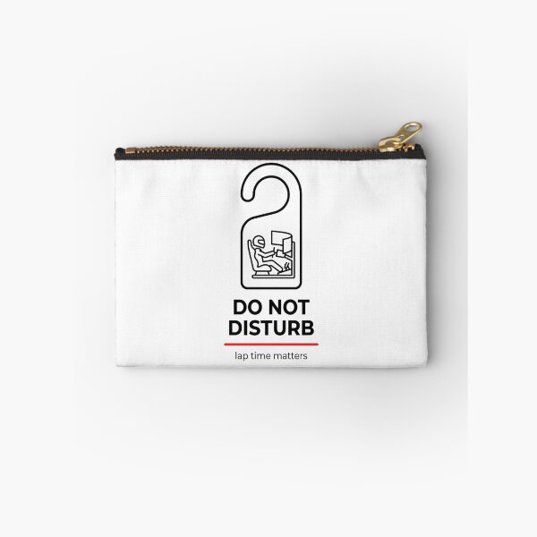 Item preview, Do Not Disturb Lap Time Matters Sim Racing Door Sign designed and sold by Fenay Designs.