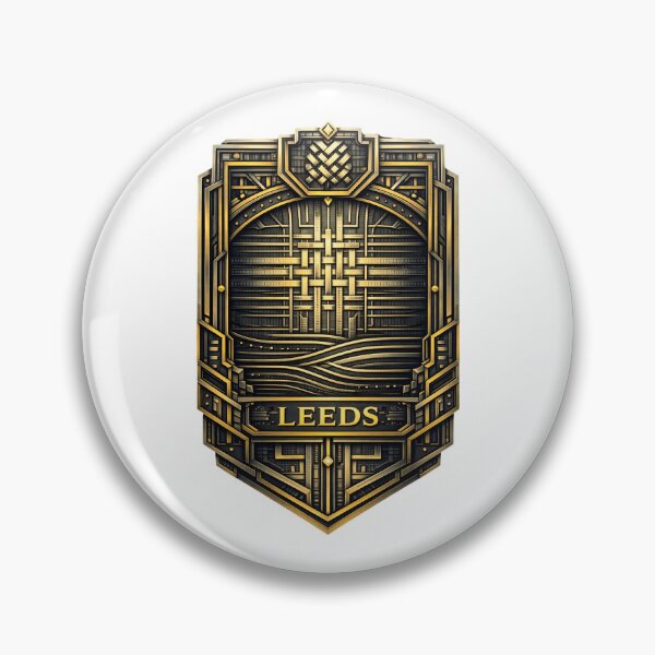 Item preview, deco style leeds badge designed and sold by astriebatik.