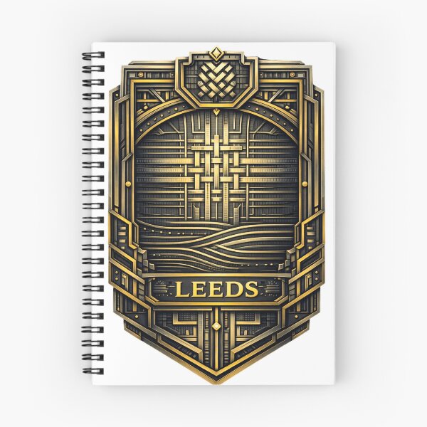 Item preview, deco style leeds badge designed and sold by astriebatik.