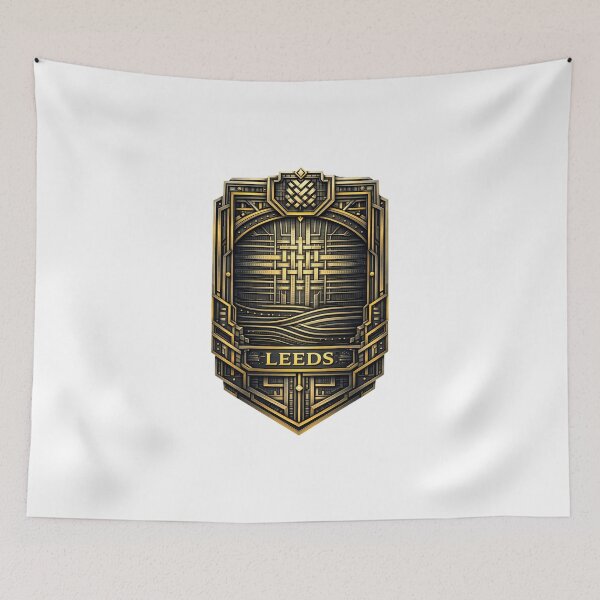 Item preview, deco style leeds badge designed and sold by astriebatik.