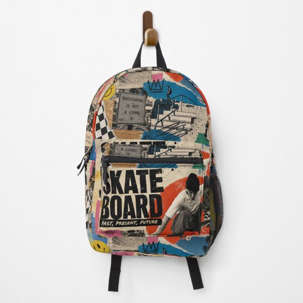 Item preview, SKATE COLLAGE — Vibrant Skateboard Art Poster (Vintage + Modern) designed and sold by Jandedan.