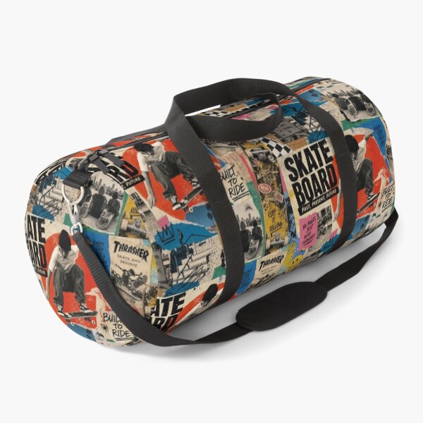 Item preview, SKATE COLLAGE — Vibrant Skateboard Art Poster (Vintage + Modern) designed and sold by Jandedan.