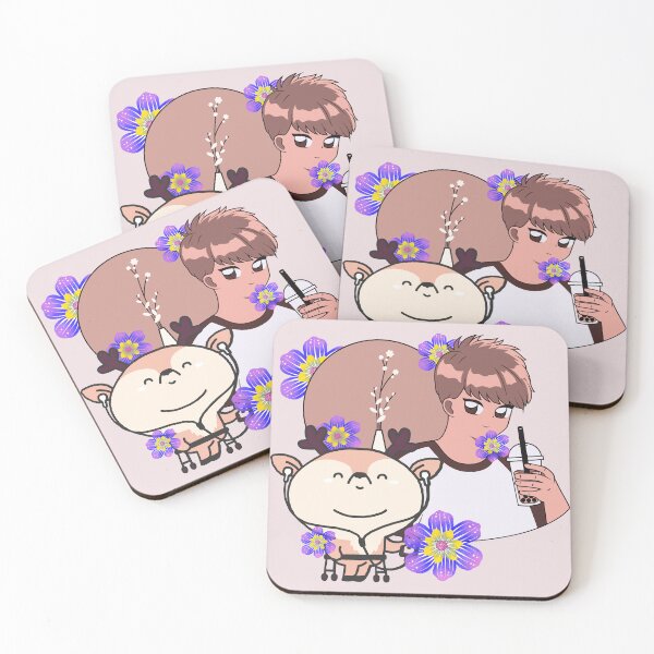 Item preview, Bubble Tea Time & Deer with Walker designed and sold by Kanniax.