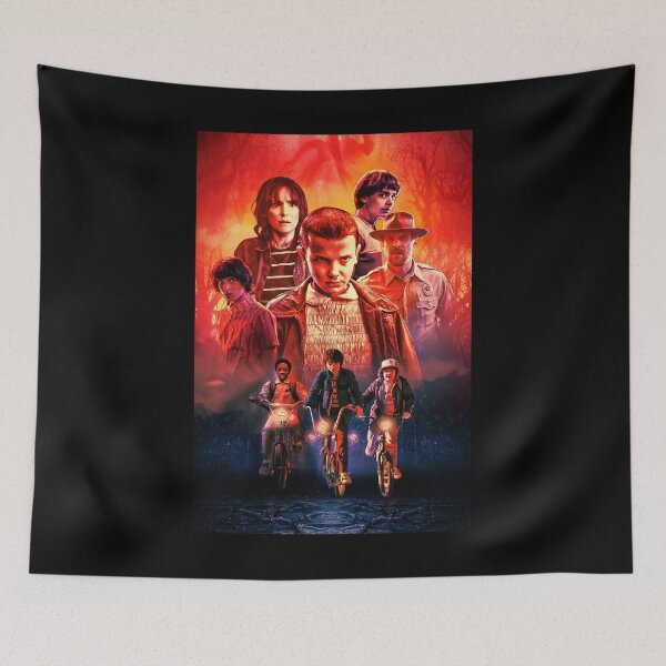Item preview, Stranger Things Inspired Art | Retro 80s Horror Poster Upside Down designed and sold by KAYAPO.