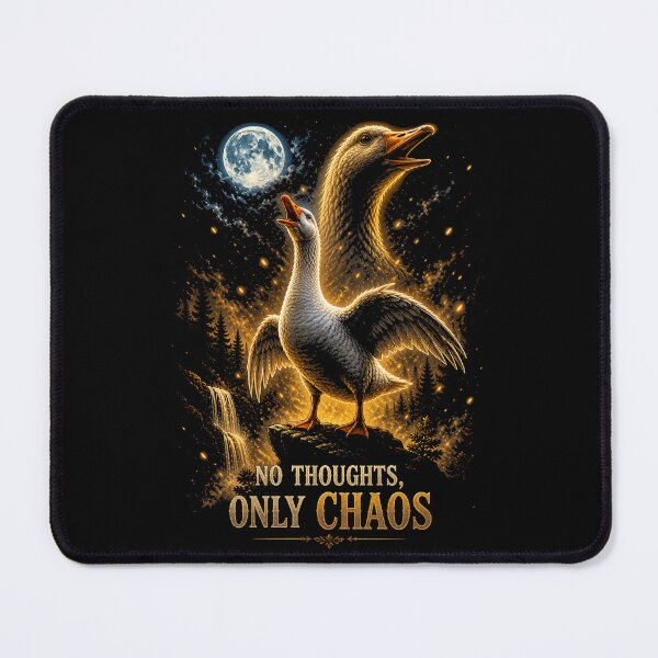 Item preview, No Thoughts Only Chaos Funny Goose Gift designed and sold by Syrupulse.