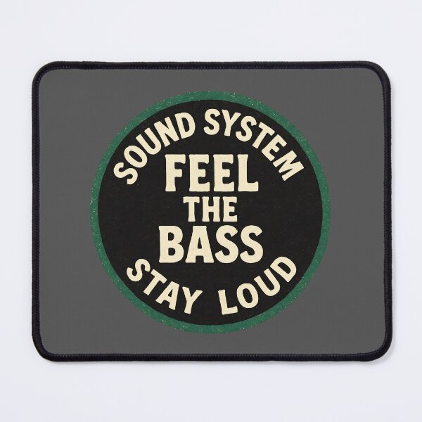 Item preview, Feel The Bass Sound System Design | Underground Bass Music Graphic designed and sold by |TRSSHOP|.