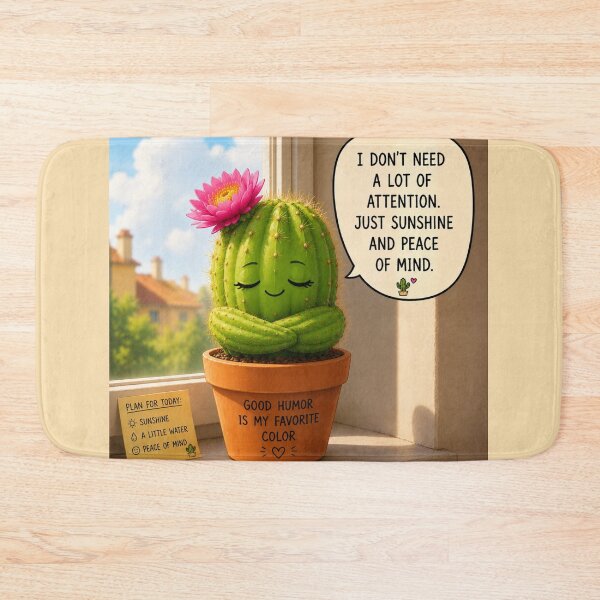 Item preview, Peaceful Cactus With Attitude designed and sold by Blueberry-art23.