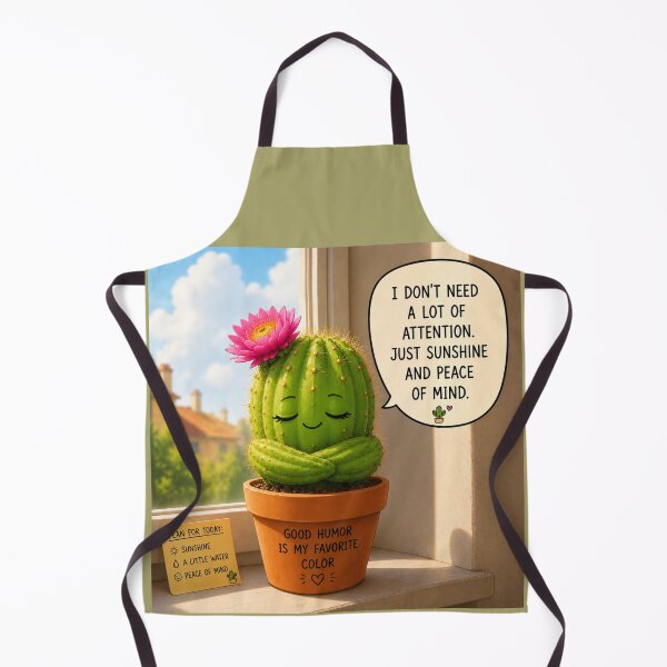 Item preview, Peaceful Cactus With Attitude designed and sold by Blueberry-art23.