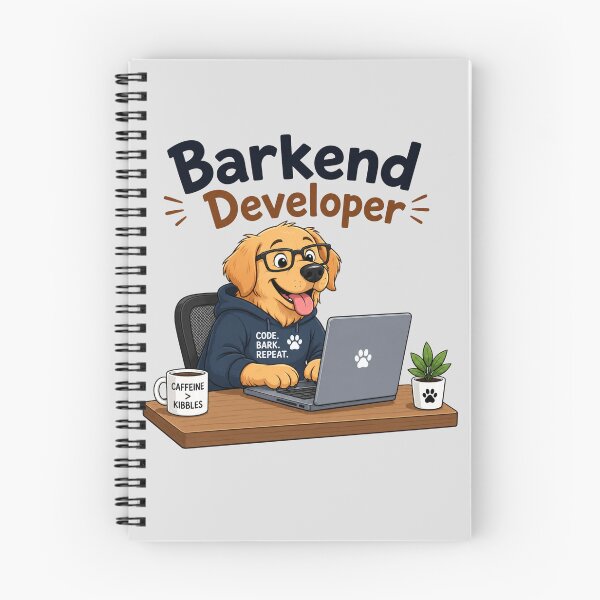 Artikelvorschau, Barkend-Entwickler, lustiger Hundeprogrammierer entworfen und verkauft von Itai Doshin.