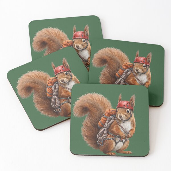 Item preview, Nutty Climber: Realistic Squirrel Mountaineer Gear designed and sold by Wild Hare.