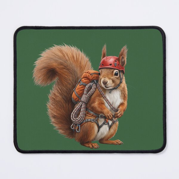 Item preview, Nutty Climber: Realistic Squirrel Mountaineer Gear designed and sold by Wild Hare.