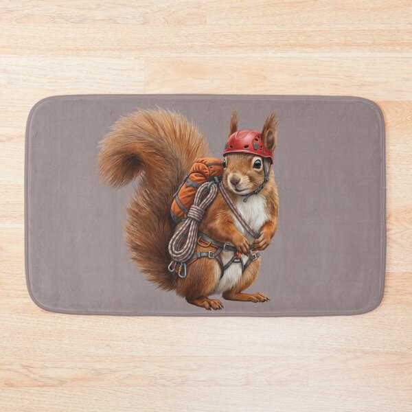 Item preview, Nutty Climber: Realistic Squirrel Mountaineer Gear designed and sold by Wild Hare.