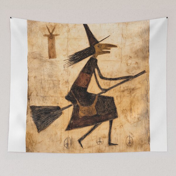 Item preview, Witch on a Broomstick designed and sold by lautir.