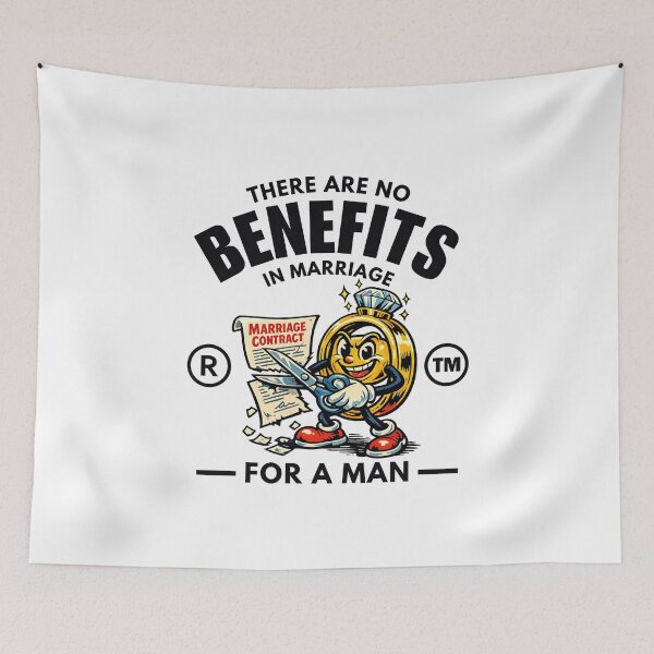 Item preview, There are no benefits in marriage for a man designed and sold by Peerless-Prime.