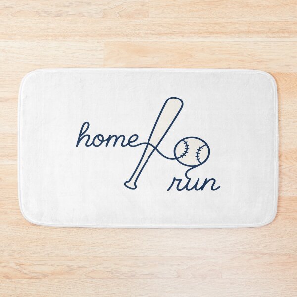 Item preview, Home Run Baseball Typography Design • Retro Bat & Ball Sports Art • Softball & Baseball Fans Gift designed and sold by Bright Nest Studio.