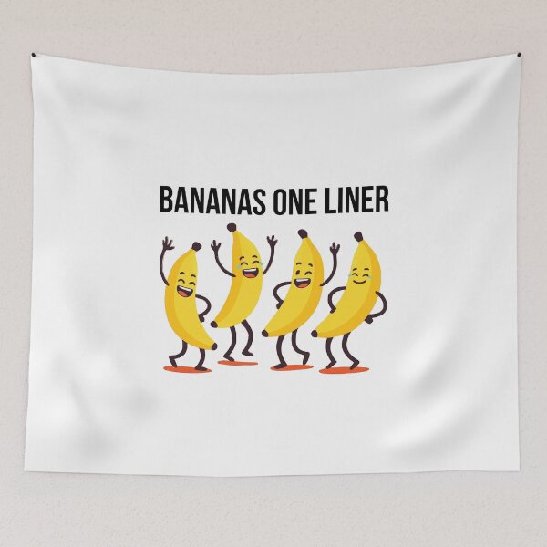 Item preview, Bananas One Liner Funny Logo designed and sold by logowannawear.