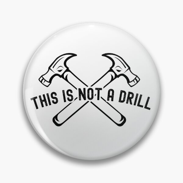 Item preview, This Is Not A Drill Funny Retro Typography Meme T-Shirt designed and sold by Epic Wear Store.
