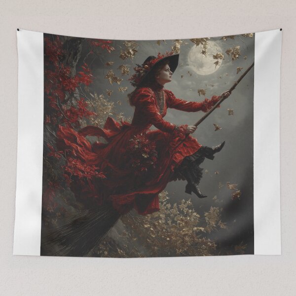 Item preview, Enigmatic Witch Under Full Moon designed and sold by lautir.