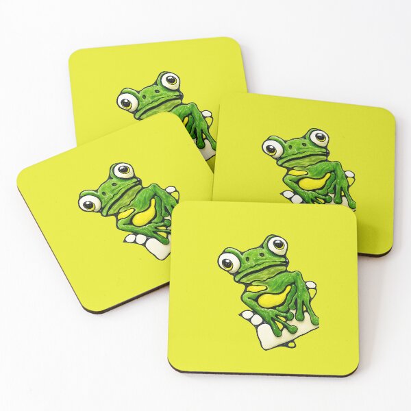 Item preview, Hopscotch Hopper, Vibrant Neurographic Frog Art for Playfulness & Joy  designed and sold by Sherrylynart.