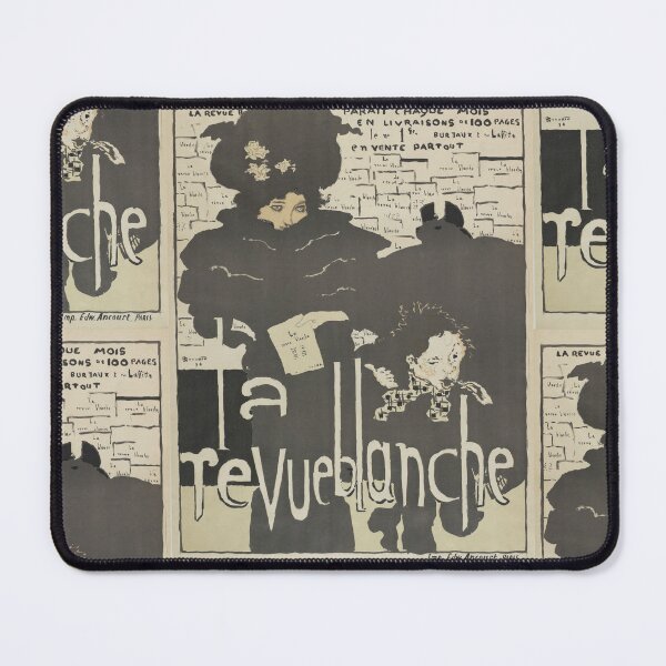 Item preview, La Revue Blanche Poster by Henri de Toulouse-Lautrec | Vintage Belle Époque French Wall Art Print designed and sold by artofuniverse.