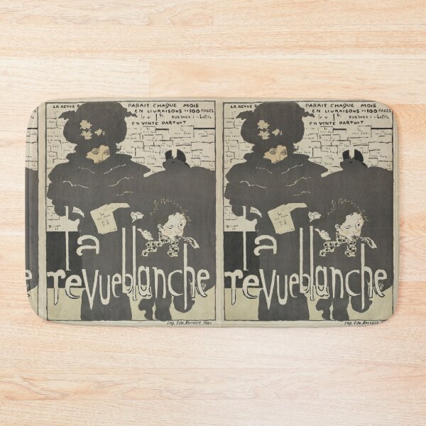 Item preview, La Revue Blanche Poster by Henri de Toulouse-Lautrec | Vintage Belle Époque French Wall Art Print designed and sold by artofuniverse.