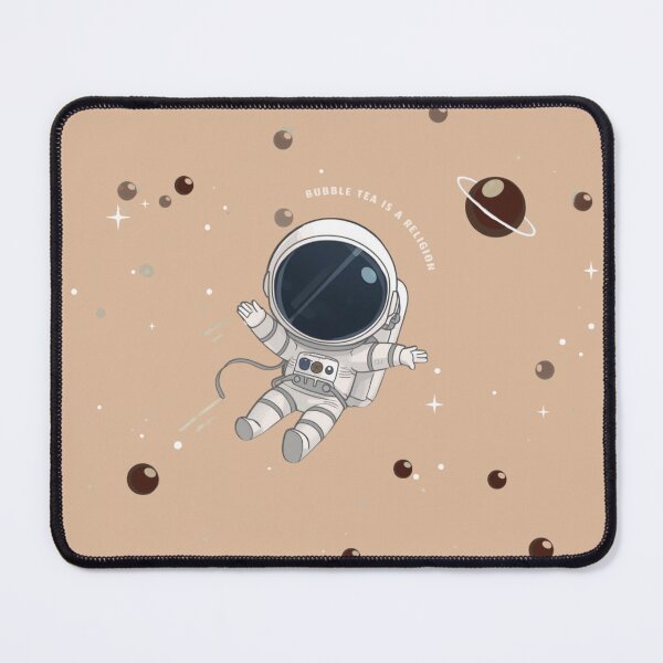 Item preview, Boba Astronaut - Bubble Tea Is A Religion - Cute Cosmic Space Art - Kawaii Aesthetic Universe designed and sold by liveinbeauty.