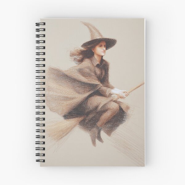 Item preview, Witch Flying on a Broomstick designed and sold by lautir.