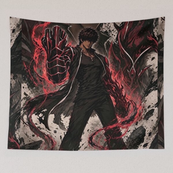 Item preview, Yasutora Sado Hell Arm Awakening – Bleach Chad Fullbring Dark Power Anime Art designed and sold by Dyan4.