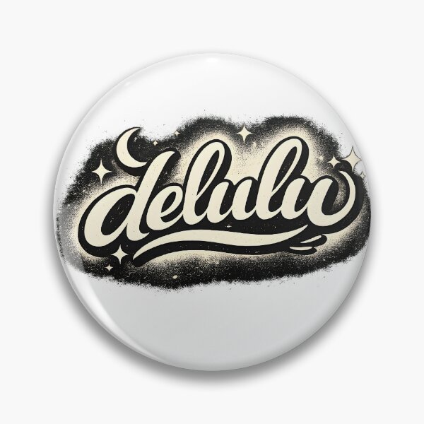 Item preview, Delulu Cosmic Typography Design designed and sold by DCdigitalgrowth.