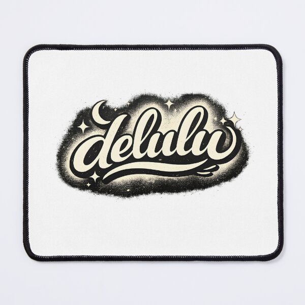 Item preview, Delulu Cosmic Typography Design designed and sold by DCdigitalgrowth.