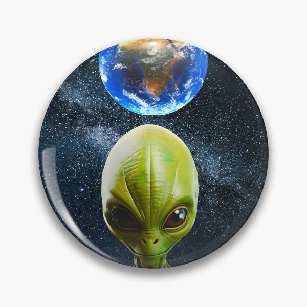 Item preview, The cosmic observer : Alien and planet Earth designed and sold by FahdSpaceArt.
