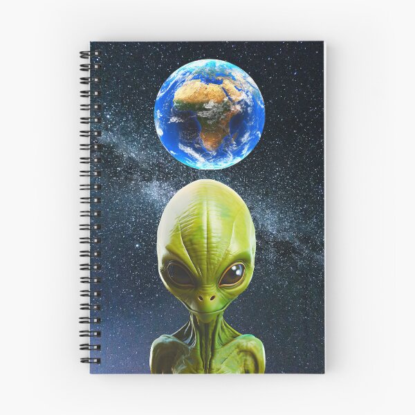 Item preview, The cosmic observer : Alien and planet Earth designed and sold by FahdSpaceArt.