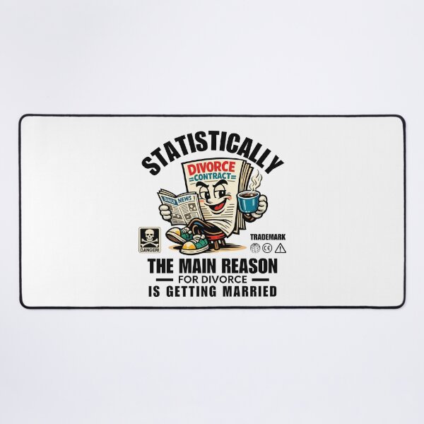 Item preview, Statistically the main reason for divorce is getting married designed and sold by Peerless-Prime.