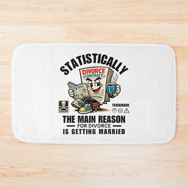 Item preview, Statistically the main reason for divorce is getting married designed and sold by Peerless-Prime.