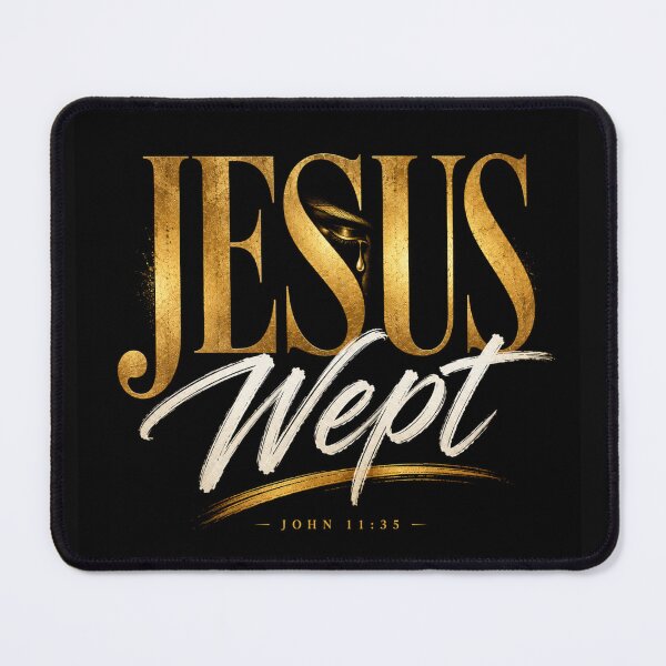 Item preview, Jesus Wept — John 11:35 designed and sold by AFlair4It.