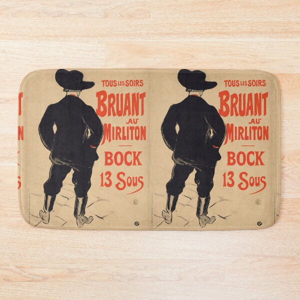 Item preview, Tous Les Soirs Bruant Au Mirliton Poster by Henri de Toulouse-Lautrec | Vintage French Cabaret Wall Art Print designed and sold by artofuniverse.