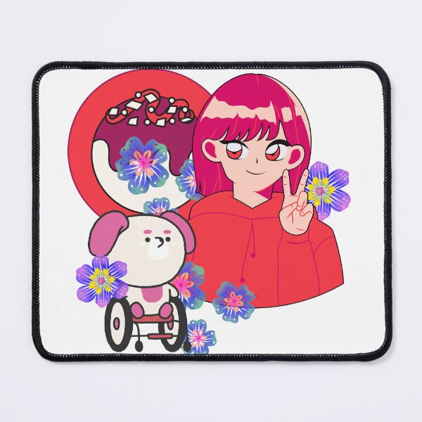 Item preview, Peace Sign & Dog in Wheelchair Art designed and sold by Kanniax.