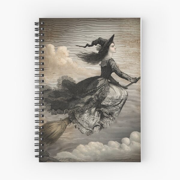 Item preview, Witch Flying Above Clouds designed and sold by lautir.